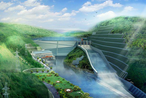 通什镇老挝南塔河1号水电站项目